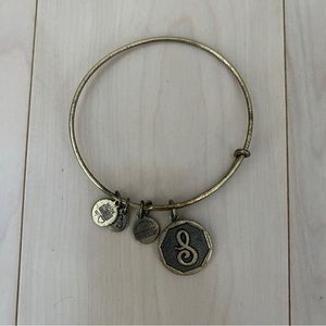Alex and Ani S Initial Bracelet